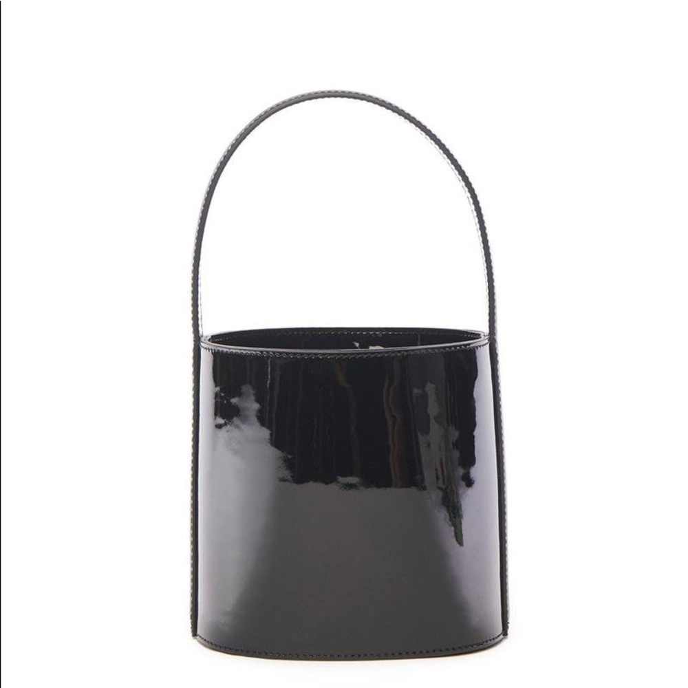 STAUD BISSETT BAG | BLACK PATENT